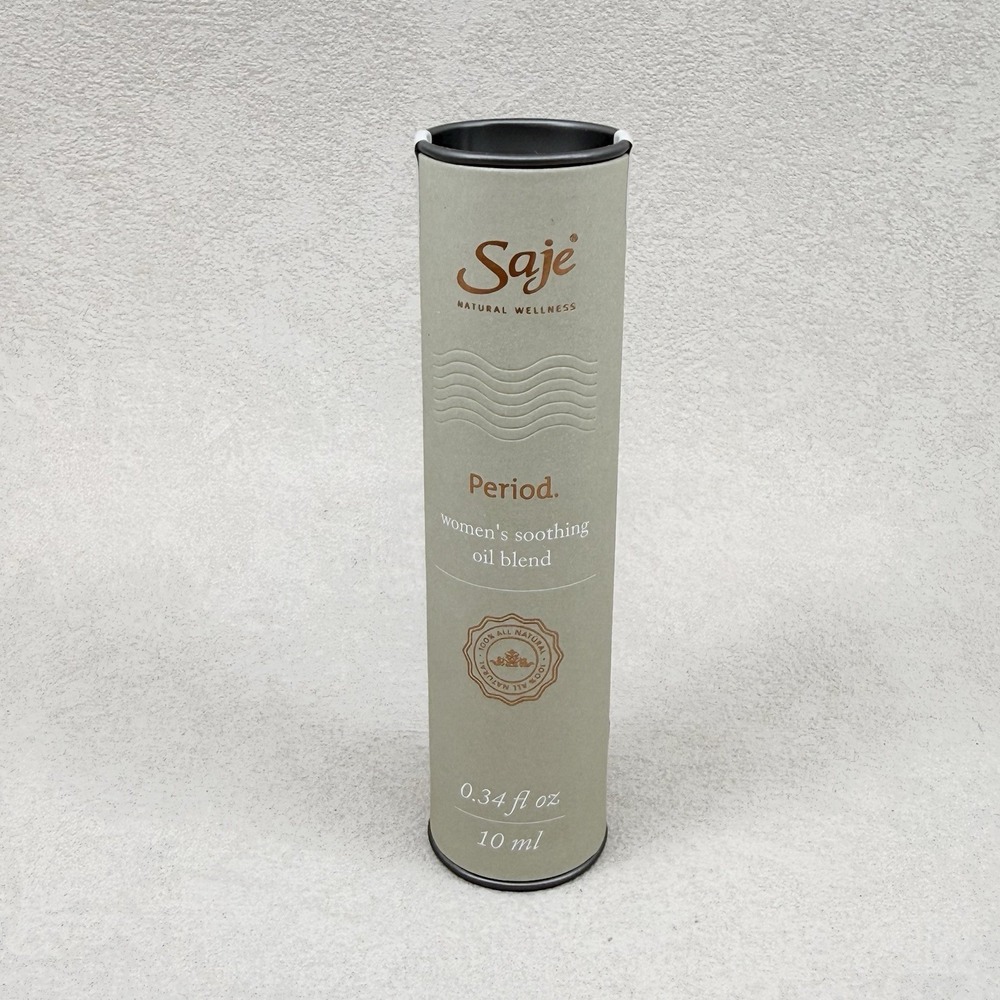 Saje Period Aromatherapy Oils For Menstrual Cycle New Sealed Retail $28